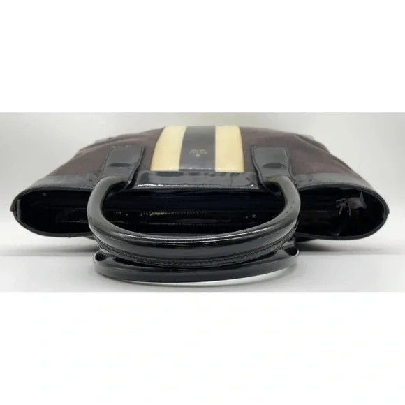 Gucci Black and Cream Structured Tote Bag - Picture 7 of 16